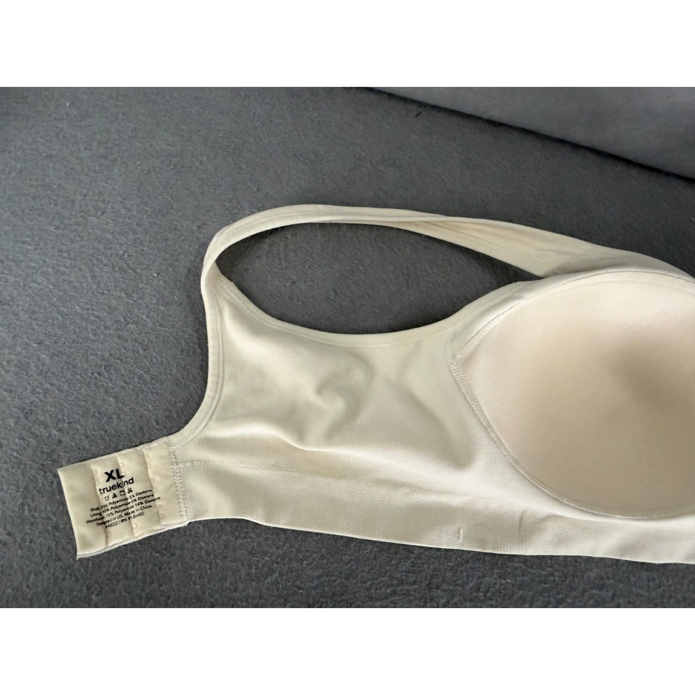 Truekind Daily Comfort Wirefree Shaper Bra Size XL Beige Sculpted Minimalist * - Picture 7 of 11